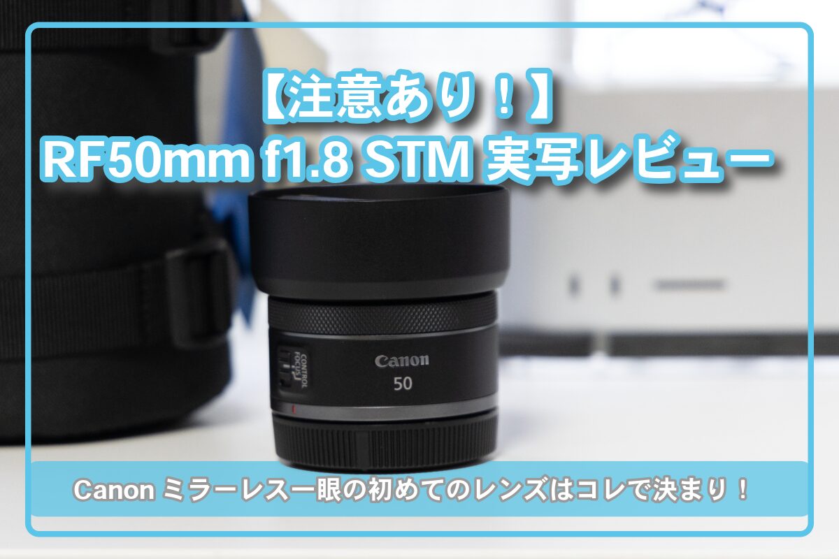 注意あり！】RF50mm f1.8 STMの実写レビュー！初めてのレンズはコレで 